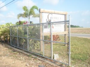 Chain Link Rolling Gate Nursery
