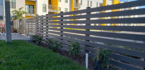 Composite Horizontal Semi Private Fence