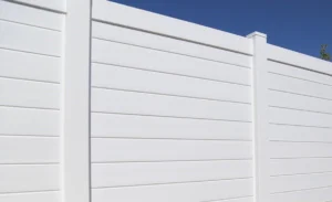 horizontal pvc fence miami