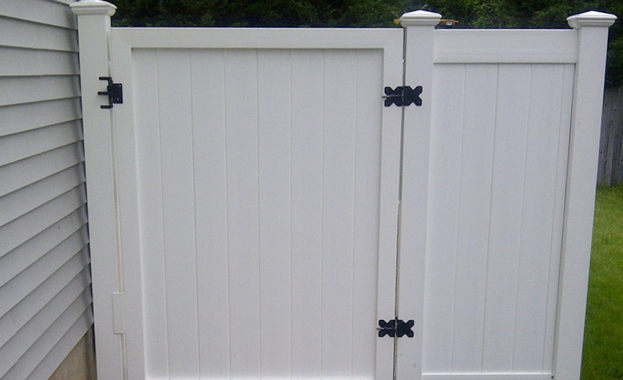 single pvc gate