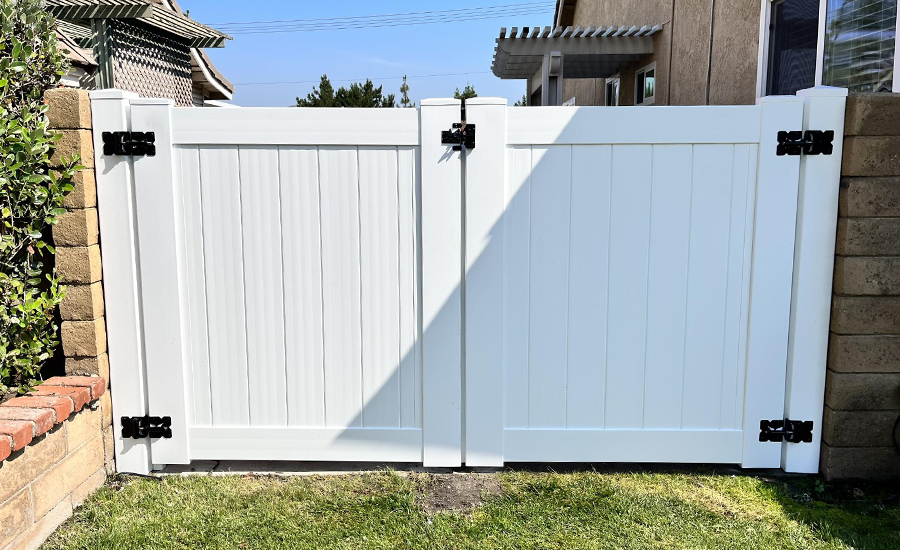 pvc double gate