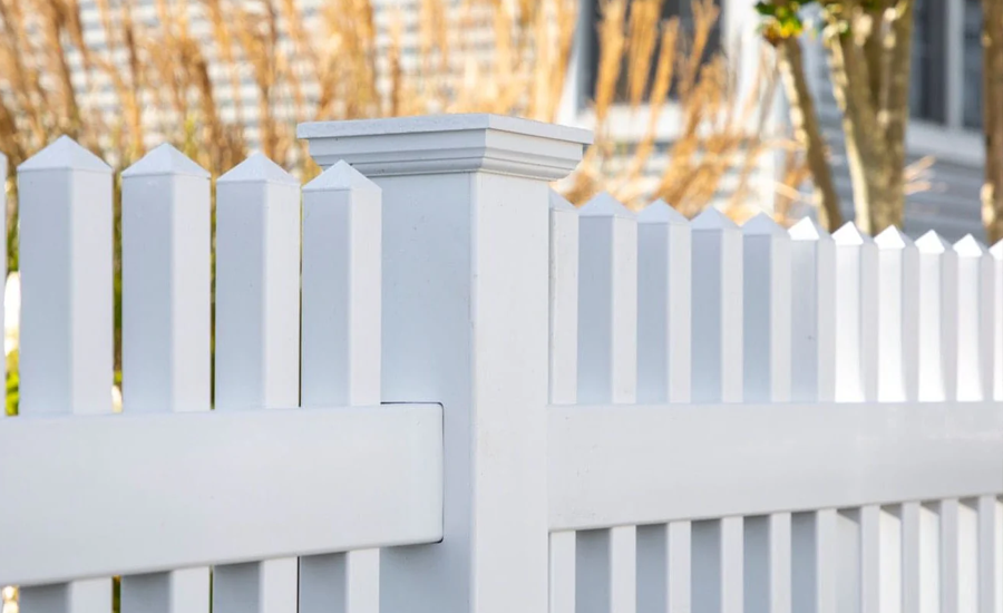 vertical picket pvc fence miami