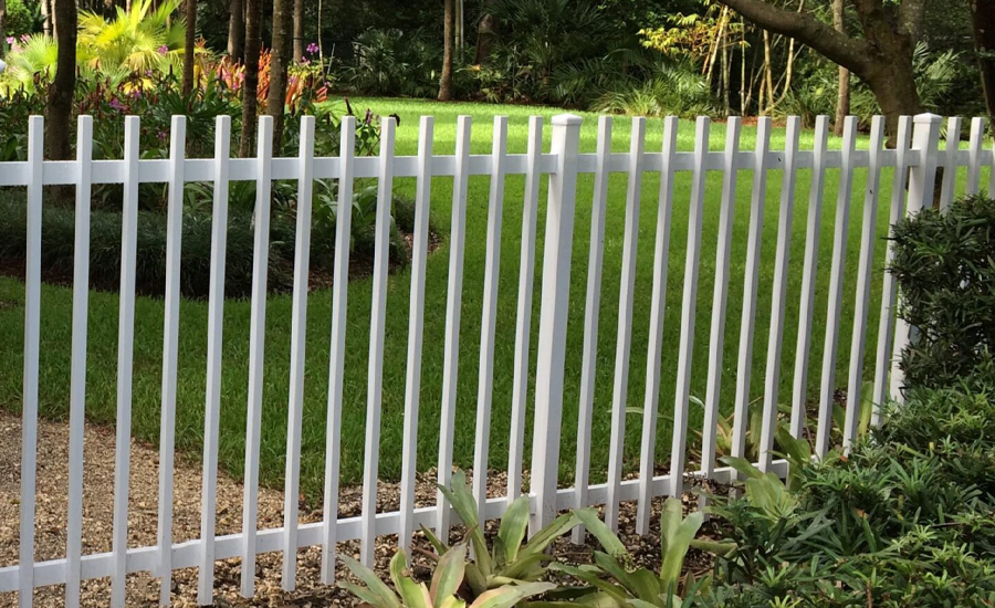 vertical aluminum picket fence miami